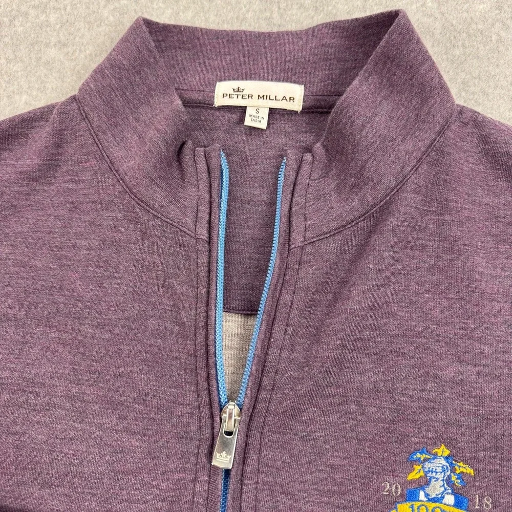 Peter Millar 2018 PGA Championship Bellerive Sweater Mens Small Purple Golf